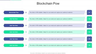 Blockchain Pow In Powerpoint And Google Slides Cpb