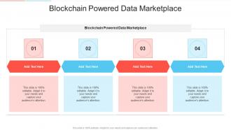 Blockchain Powered Data Marketplace In Powerpoint And Google Slides Cpb