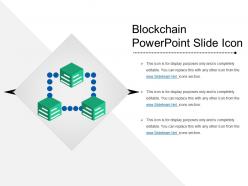 Blockchain powerpoint slide icon