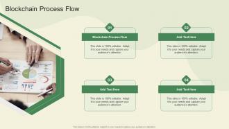 Blockchain Process Flow In Powerpoint And Google Slides Cpb