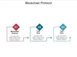 Blockchain protocol ppt powerpoint presentation ideas design templates cpb