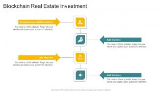 Blockchain Real Estate Investment In Powerpoint And Google Slides Cpb