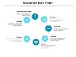 Blockchain real estate ppt powerpoint presentation slides clipart images cpb