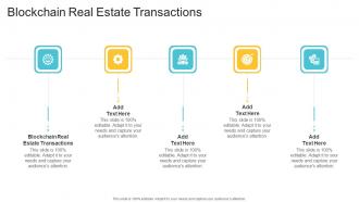 Blockchain Real Estate Transactions In Powerpoint And Google Slides Cpb