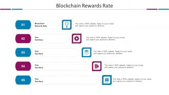 Blockchain Rewards Rate Ppt Powerpoint Presentation Outline Graphics Template Cpb