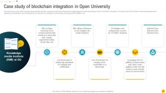Blockchain Role In Education And Credential Verification System BCT CD Multipurpose Visual
