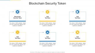 Blockchain Security Token In Powerpoint And Google Slides Cpb