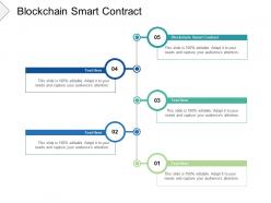 Blockchain smart contract ppt powerpoint presentation show files cpb