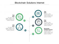 Blockchain solutions internet ppt powerpoint presentation visuals cpb