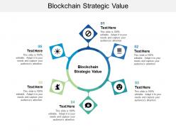 Blockchain strategic value ppt powerpoint presentation infographics templates cpb