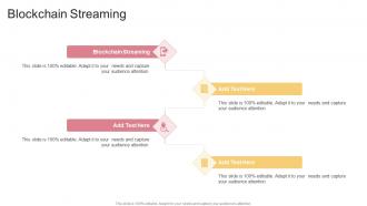 Blockchain Streaming In Powerpoint And Google Slides Cpb