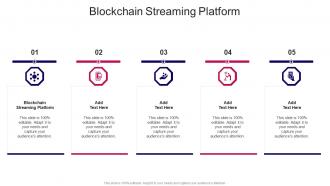 Blockchain Streaming Platform In Powerpoint And Google Slides Cpb