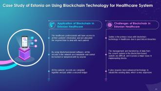 Blockchain Technology Applications in Healthcare Industry Training Ppt
