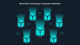 Blockchain Technology Connection Illustration