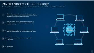 Blockchain technology it private blockchain technology