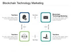 Blockchain technology marketing ppt powerpoint presentation outline portfolio cpb