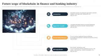 Blockchain Technology Reforming The Future Of Finance And Banking Industry BCT CD Best Adaptable