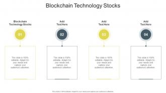 Blockchain Technology Stocks In Powerpoint And Google Slides Cpb