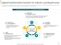 Blockchain technology to enhance digitalization in banking sector powerpoint presentation slides