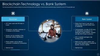 Blockchain technology vs bank system blockchain technology it