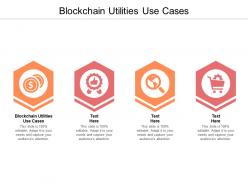 Blockchain utilities use cases ppt powerpoint presentation summary files cpb