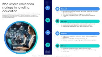 Blockchains Impact On Education Enhancing Credential Powerpoint Presentation Slides BCT CD V Image Engaging