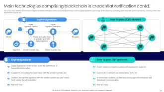 Blockchains Impact On Education Enhancing Credential Powerpoint Presentation Slides BCT CD V Unique Adaptable