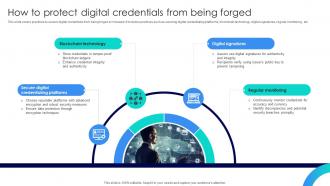 Blockchains Impact On Education Enhancing How To Protect Digital Credentials From Being Forged BCT SS V