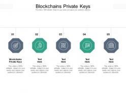 Blockchains private keys ppt powerpoint presentation file formats cpb