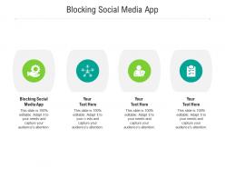 Blocking social media app ppt powerpoint presentation slides graphic tips cpb