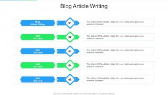 Blog Article Writing In Powerpoint And Google Slides Cpb