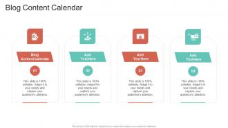 Blog Content Calendar In Powerpoint And Google Slides Cpb