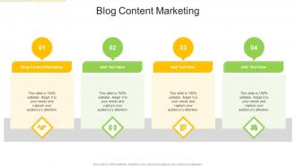 Blog Content Marketing In Powerpoint And Google Slides Cpb
