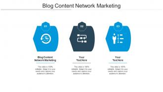 Blog content network marketing ppt powerpoint presentation professional portrait cpb