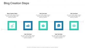 Blog Creation Steps In Powerpoint And Google Slides Cpb