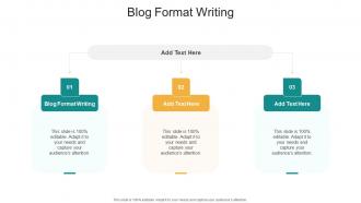 Blog Format Writing In Powerpoint And Google Slides Cpb