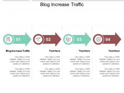 Blog increase traffic ppt powerpoint presentation file graphics template cpb