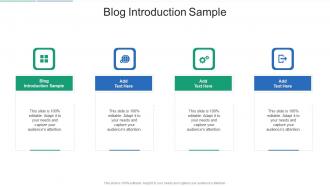 Blog Introduction Sample In Powerpoint And Google Slides Cpb