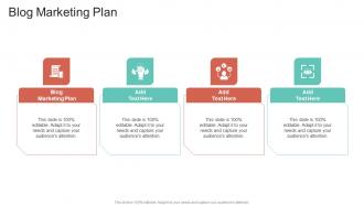 Blog Marketing Plan In Powerpoint And Google Slides Cpb