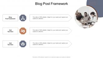 Blog Post Framework In Powerpoint And Google Slides Cpb