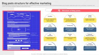 Blog Posts Structure For Effective Marketing Types Of Digital Media For Marketing MKT SS V
