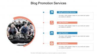 Blog Promotion Services In Powerpoint And Google Slides Cpb