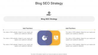 Blog SEO Strategy In Powerpoint And Google Slides Cpb