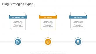 Blog Strategies Types In Powerpoint And Google Slides Cpb
