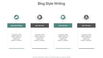 Blog Style Writing In Powerpoint And Google Slides Cpb