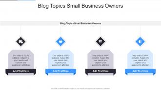 Blog Topics Small Business Owners In Powerpoint And Google Slides Cpb