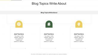 Blog Topics Write About In Powerpoint And Google Slides Cpb