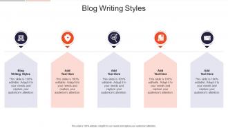 Blog Writing Styles In Powerpoint And Google Slides Cpb