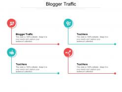 Blogger traffic ppt powerpoint presentation file rules cpb