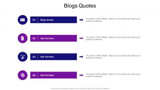 Blogs Quotes In Powerpoint And Google Slides Cpb